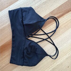 Lululemon Black Strappy Bralette